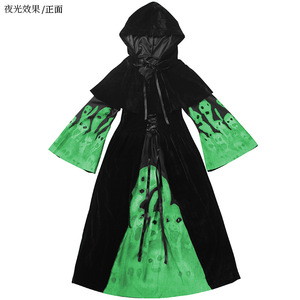 Costume d'Halloween squelette d'<span class=keywords><strong>horreur</strong></span> de haute qualité, très demandé, pour fête parent-enfant, cosplay, enfants et adultes - Product Image 4