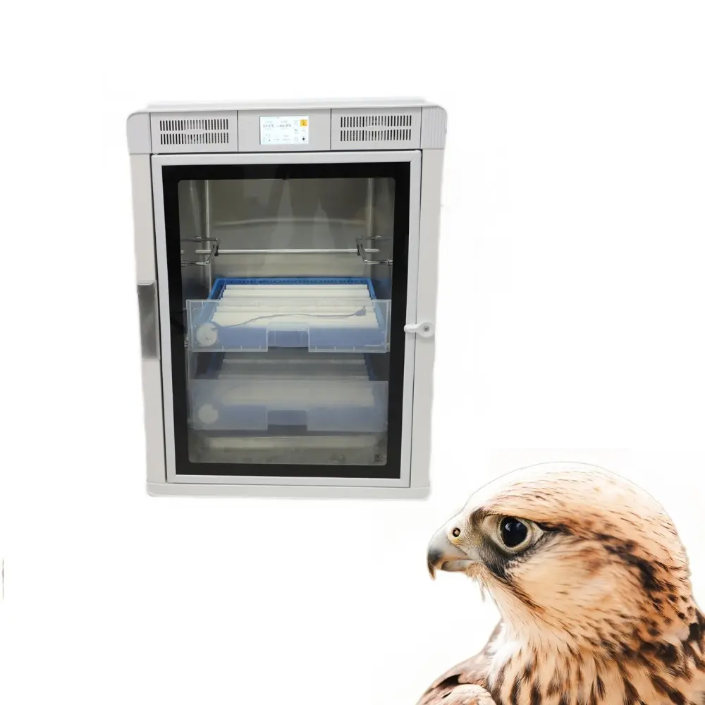 De Automatic Poultry Farm Commercial Incubateur Chicken Duck and Bird Home Incubator com Turning Motor & Bandejas & Egg Tester