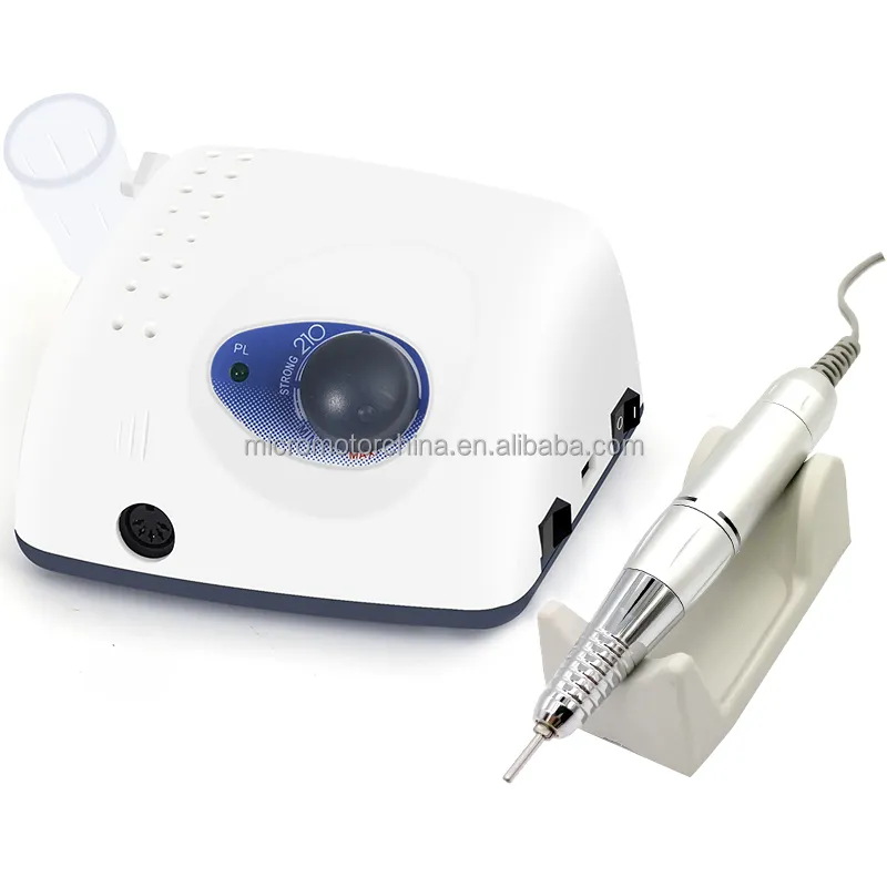 Strong 210 65W 35000rpm Handpiece Electric Nail Drill Portable Manicure Micromotor POLISHER