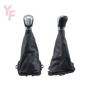 Pomo de Palanca de Cambios de 6 Velocidades Plateado con Funda de Cuero PU Negra para <span class=keywords><strong>Ford</strong></span> <span class=keywords><strong>Ecosport</strong></span> 2012-2022, Accesorios para Automóviles - Product Image 5