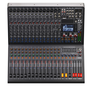 มิกเซอร์เสียงระดับมืออาชีพ 12/16/24 ช่อง รุ่น FD ซีรีส์ พร้อมเอฟเฟค DSP คู่ 99 แบบ อีควอไลเซอร์กราฟิก 9 แบนด์ บันทึกเสียงผ่าน USB และบลูทูธ - Product Image 3