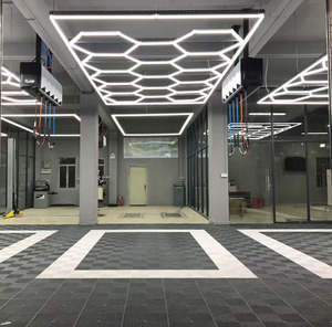 Lục giác LED ánh sáng hình lục giác Led nhà để xe ánh sáng tổ ong làm việc hình lục giác đèn Đèn LED hexagonale - Product Image 2