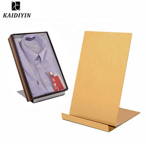 Hiện đại xách tay thép không gỉ T-Shirt Rack hiển thị với cổ áo và Cuff kệ danh sách mới - Product Image 6