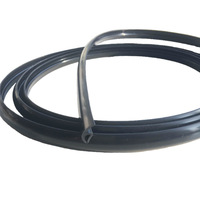 Bande d'étanchéité universelle en caoutchouc EPDM de type T de 2 m et 19 mm pour pare-brise avant/arrière et toit ouvrant de voiture, écologique