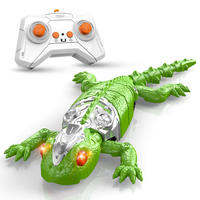 Gecko télécommandé ITTL, grimpant sur les murs, 360° °   Jouets de lézard mécanique électriques rotatifs RC pour enfants, rampants sur le sol et grimpant sur les murs