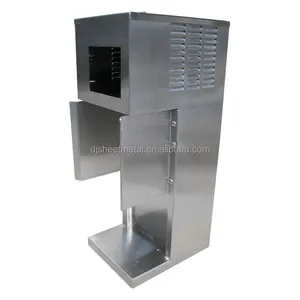 custom metal fabrication laser cut bend weldbrushed surface stainless steel vending coffee maker machine encore 29 enclosure