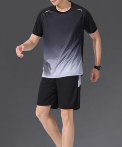 シャツとショートテニス服速乾性ポリエステルメンズテニスユニフォームPadel Wearネットボールジャージーカスタムロゴ - Product Image 4