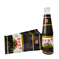 Étiquettes de marque personnalisées en film plastique rétractable en PVC pour l'emballage de condiments et de bouteilles de boissons