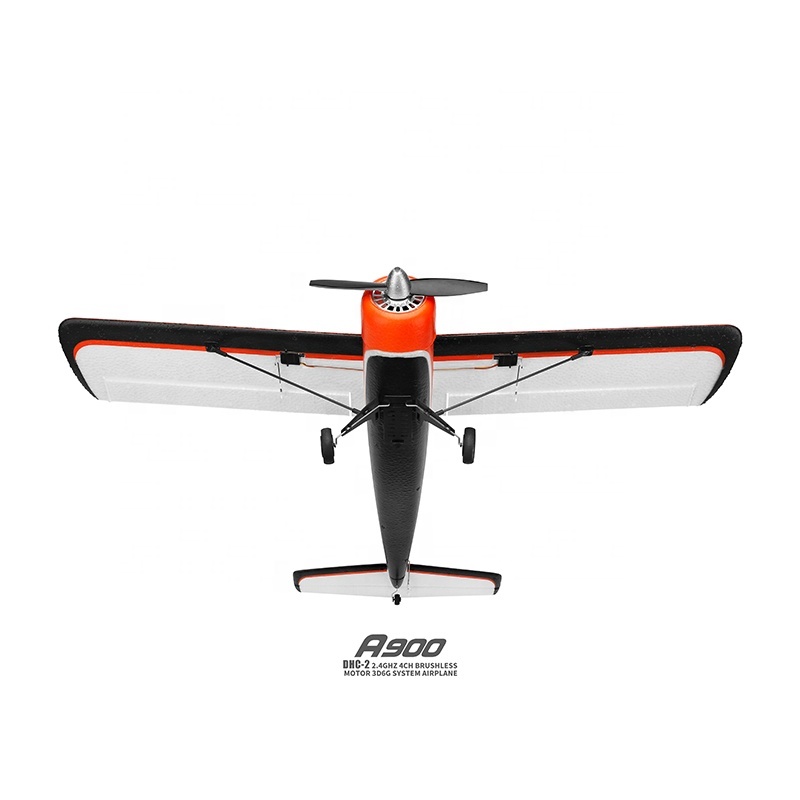 wltoys a900 dhc-2 2.4g 3d6gシステムエアロバティックスタントフライ
