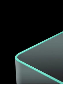 Mini <span class=keywords><strong>aquarium</strong></span> carré 3 en 1 en verre avec lumière LED - Product Image 3