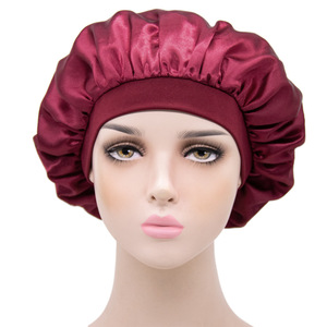 <span class=keywords><strong>Bonnet</strong></span> <span class=keywords><strong>de</strong></span> <span class=keywords><strong>nuit</strong></span> en Satin <span class=keywords><strong>de</strong></span> <span class=keywords><strong>soie</strong></span> pour femmes, confortable, 1 pièce, large bande élastique, perte <span class=keywords><strong>de</strong></span> <span class=keywords><strong>cheveux</strong></span>, chapeau <span class=keywords><strong>de</strong></span> <span class=keywords><strong>nuit</strong></span> - Product Image 3