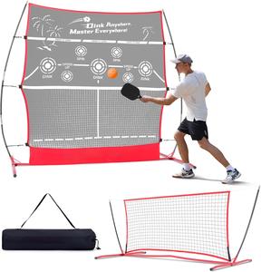 Pickleball thực hành rebounder Net 6ft Mini pickleball rebounder Net xách tay-2in1 huấn luyện viên cho ngoài trời và trong nhà - Product Image 1