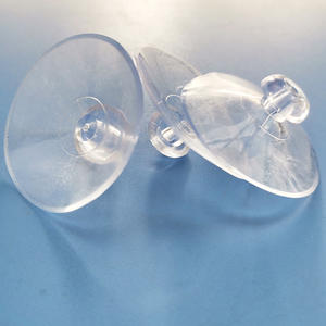 4.5เซนติเมตรหนาขนาดใหญ่พลาสติกใสพีวีซีเห็ดหัวถ้วยดูดที่มีประสิทธิภาพยืนแสดงถ้วยดูดแก้ว - Product Image 4