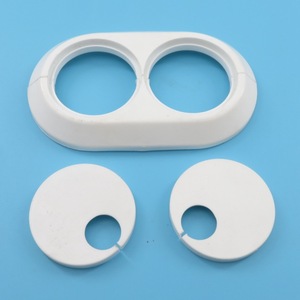 15mm Fit Bathroom <strong>Chrome</strong> Home Improvement Plastic Radiator <strong>Pipe</strong> <strong>Covers</strong> - Product Image 6