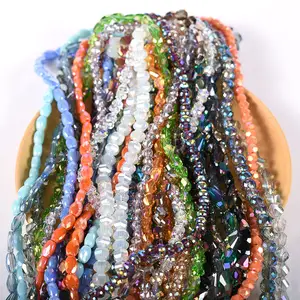 JC wholesale fancy shape diy crystal beads strands new designs crystal glass beads for jewelry