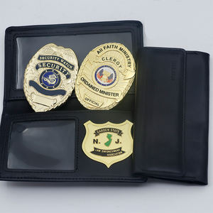 Venta al por mayor del fabricante: Uniforme de guardia personalizado, pin de seguridad, insignia metálica de seguridad con logotipo y tarjetero - Product Image 4