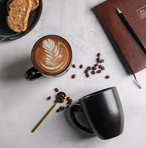 Tazze da Caffè Moderne con Manico per Tè, Latte, Cacao, Caffè, Tazza in Ceramica da 16 oz per Uomini, Donne, Papà, Mamma, Migliori Regali - Product Image 3