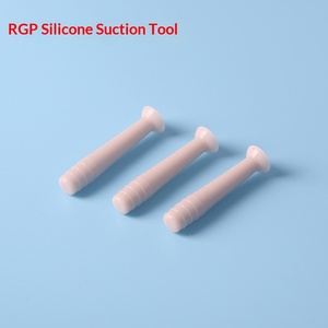 Small Solid Beige RGP Silicone <strong>Suction</strong> Stick With Large <strong>Suction</strong> Force Good Elasticity Invisible Lens Hard Lens Removal Tool - Product Image 2
