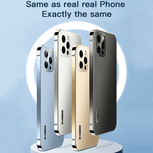 Nouveau boîtier de téléphone portable en acier inoxydable chaud pour étui en acier inoxydable pour <span class=keywords><strong>iphone</strong></span> 13 12 11 Pro Max - Product Image 5