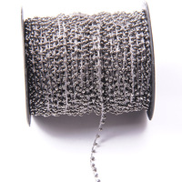 Perles de verre 2mm 4mm, perles tubulaires en cordon, perles de riz pour accessoires vestimentaires