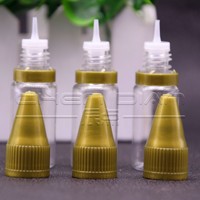 Pasokan langsung dari pabrik baru 10ml botol plastik PET botol minyak keamanan ganda