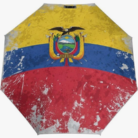 Paraguas Plegable Automático Personalizado con Temática Nacional, Compra al por Mayor en Ecuador, Económico y en Grandes Cantidades