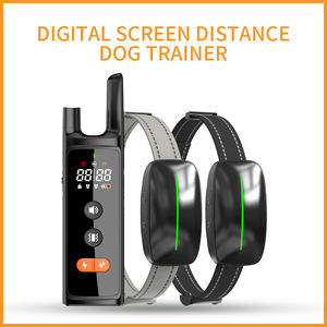 充電式電子ショック犬トレーニングアンチバークビープ音LCDディスプレイ振動リモコンカラー - Product Image 4