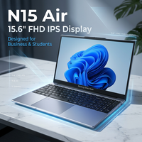 Ordinateur portable de 15,6 pouces fabriqué par le fabricant d'usine, équipé d'un processeur Intel N95, un ordinateur portable orienté vers les entreprises