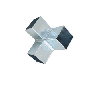 Conectores de tubo cuadrado con acabado de zinc personalizados OEM para aviarios de pájaros, vallas para perros o paneles de vallas - Product Image 4
