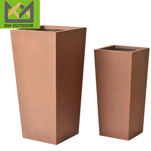Haute décoration rectangulaire jardinières extérieures Pot de fleur Pots de fleurs et jardinières pour jardin et rue - Product Image 4