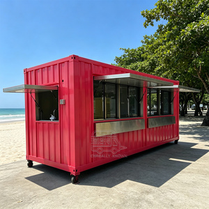 ร้านอาหารคาเฟ่แบบตู้คอนเทนเนอร์สำเร็จรูป พร้อมครัวเชิงพาณิชย์ บริการอาหารกลางแจ้ง - Product Image 5