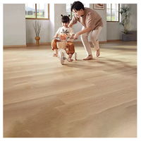 LVT Fischgrätmuster PVC-Fliesen SPC Vinyl-Bodenbelag Walnuss PVC-Planken Fliesen LVT PVC Vinyl Trockenklebend / Klebe-Vinylboden