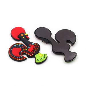 Imanes de nevera personalizados con letras del alfabeto de goma, 2D en relieve, de silicona suave. - Product Image 2