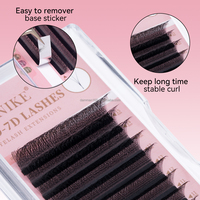Gratis Ongkir Ekstensi Bulu Mata 3D Volume Premade Fan 0.07mm C/D Mix 8-15mm Matte Black untuk Profesional