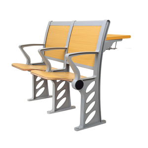 Modern Style University Furniture Factory Direct Fixed School <strong>Chair</strong> and <strong>Desk</strong> Set in College <strong>Lecture</strong> <strong>Hall</strong> Made of Wood - Product Image 5