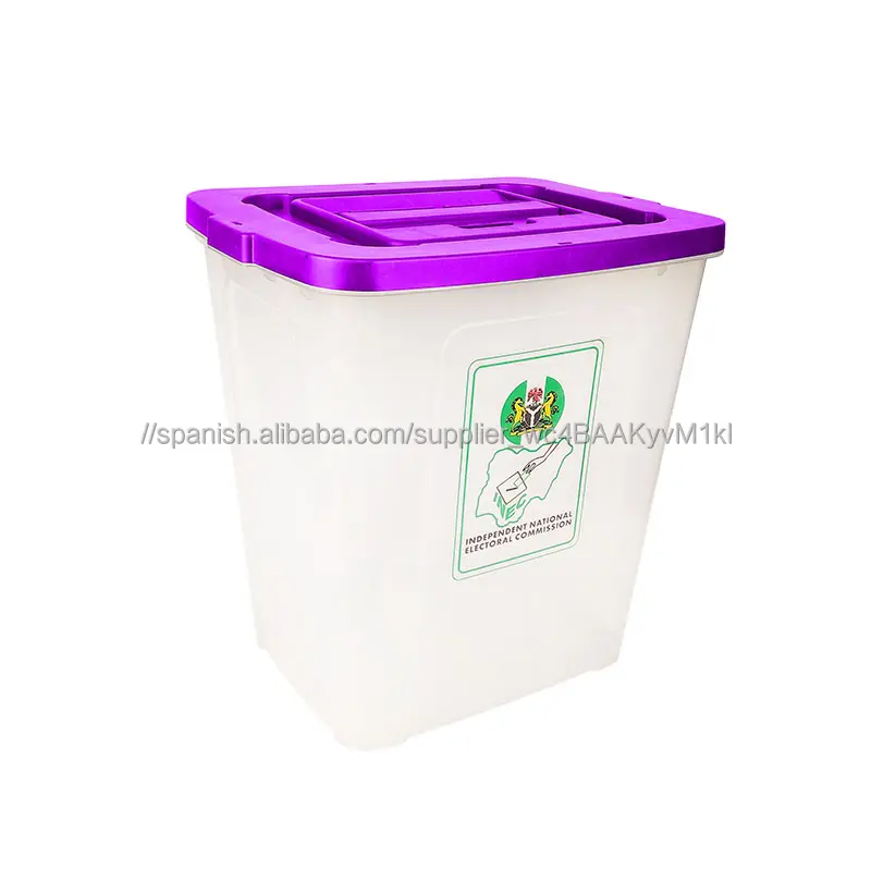 Urnas de plástico molde urnas de plástico caja de monedas urnas de cartón Junta de urnas de acrílico con cerradura de plástico