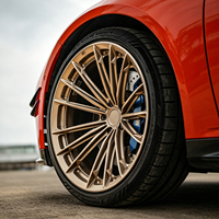 Jantes forgées bronze style CF4 personnalisées 5x120 Deep Concave 5x112 5x114.3 5x130 pour BMW M3 F80 M4 F82 Porsche Audi RS4 B8 RS7 C8