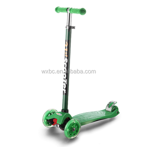 Logo özel sıcak satış itme skuter çocuklar sürüklenen <span class=keywords><strong>Scooter</strong></span> Üç tekerlekli Drift bisikleti ile çocuk için büyük boy PU tekerlekler - Product Image 5