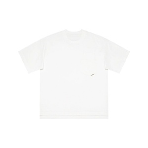 T-shirt décontracté à coupe ajustée avec poche - Polyester/coton doux et respirant, séchage rapide et anti-plis pour un confort quotidien - Product Image 5