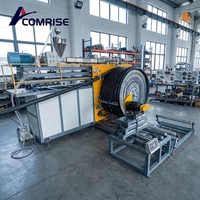 Ligne d'extrusion de production de tuyaux en plastique PE à paroi creuse de grand diamètre (800 mm - 2000 mm) pour la fabrication de tubes enroulés en spirale