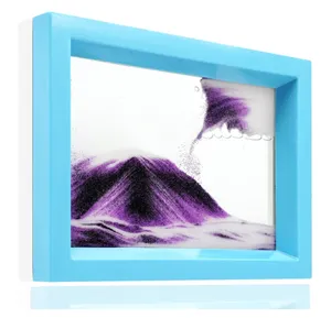 Arena en movimiento arte líquido movimiento burbujeador arena que fluye arte imagen escritorio sensorial calmante Fidget juguete