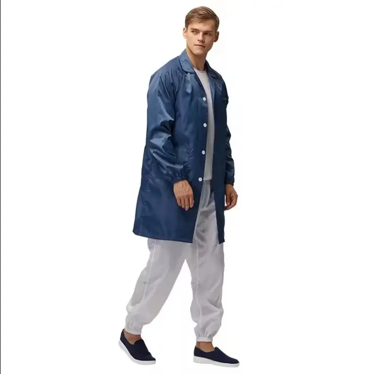 Cleanroom Unisex Werken Veiligheidskleding Polyester Kiel Esd Jurk Anti Statische Esd Overjas