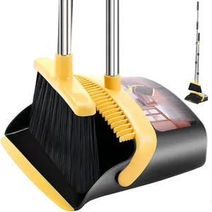 brooms for the street dustpan and brush 2023 lobby cleaning floor scrubber brush with long handle brooms and mops for restourant
