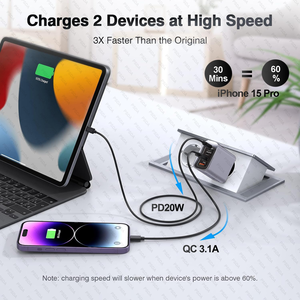 Adaptador de enchufe de viaje europeo de 55W USB C 55W USB C <span class=keywords><strong>Cargador</strong></span> europeo <span class=keywords><strong>Cargador</strong></span> rápido de 4 puertos <span class=keywords><strong>Tipo</strong></span> C <span class=keywords><strong>Cargador</strong></span> de pared Enchufe de EE. UU. a Europa - Product Image 3