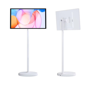 Alta calidad 32 pulgadas de gran tamaño <span class=keywords><strong>Android</strong></span> 12 IPTV Smart TV IPS Pantalla LCD con cámara HD y retroiluminación LED Gabinete blanco - Product Image 3