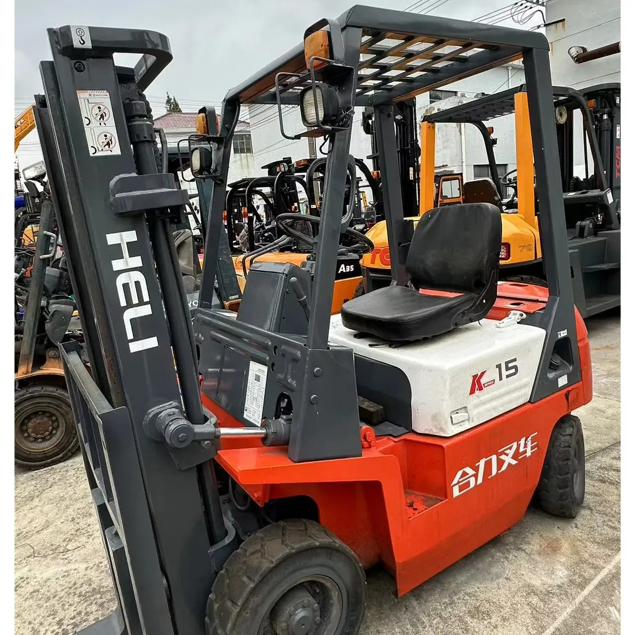 Used Heli FD15 1.5 ton diesel second hand heli forklift 1.5 tons used forklift on sale in Shanghai
