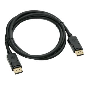 Cable de vídeo DisplayPort macho a macho, Cable de conexión de alta definición 4K para Monitor de juegos, Cable de cobre con pantalla HD - Product Image 1