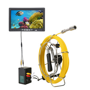 10m cống máy ảnh với đồng hồ truy cập 17mm 8GB SD thẻ <span class=keywords><strong>DVR</strong></span> IP68 cống thoát nước đường ống công nghiệp nội soi 7 "Màn hình - Product Image 3