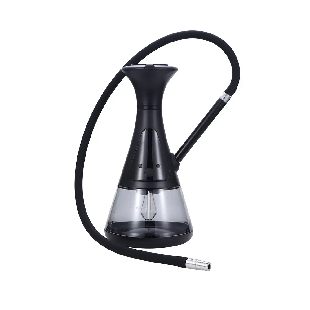 Pop-up product Cross Border Explosion Electronic Cigarette Rechargeable LED Display Fast Heating Water Pipe E-Hookah Shisha
