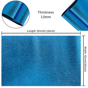 30cm x 135cm cuộn kim loại đàn hồi vải mô hình giả da giả da vải tổng hợp da để làm Túi giày hàng thủ công - Product Image 3